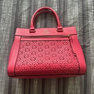Kate Spade Perri Lane Bubbles Romy Leather Satchel Handbag Purse
